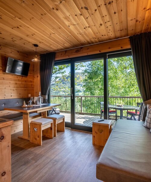 Wohnraum in Holzlodge