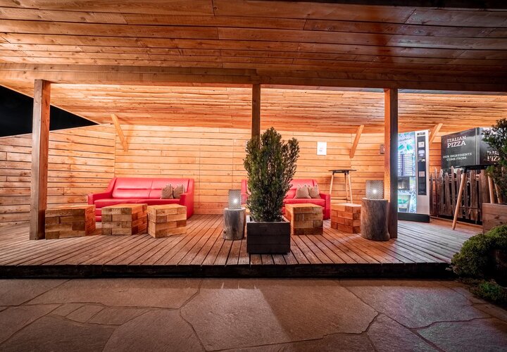 Pizzalounge Terrasse