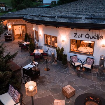 Außenbereich Restaurant